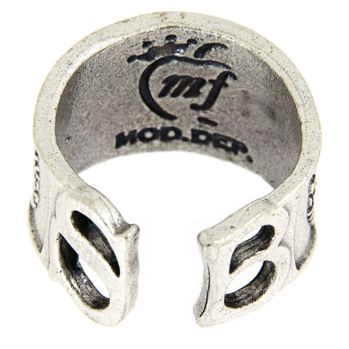 Anello San Benedetto in peltro 3