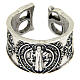 Ring in pewter Saint Benedict s2
