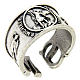 Ring in pewter Saint Michael the Archangel s1