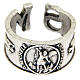 Ring in pewter Saint Michael the Archangel s2