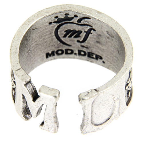 Anillo Virgen de Loreto peltre 3