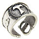Anillo San Francisco peltre s1