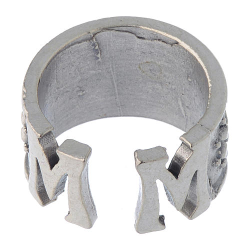 Anillo Medalla Milagrosa peltre 5