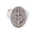 Ring in sterling silver, Faith Hope and Charity s2