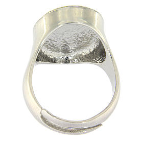 Ring in sterling silver with Miraculous Medal s3