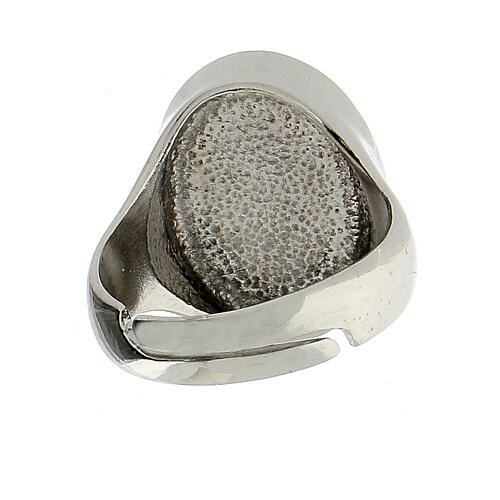 Sterling Silver Virgin Mary Miraculous Medal Ring – High Polished Finish