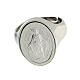 Ring in sterling silver with Miraculous Medal s2