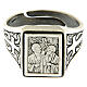 Saint Peter and Saint Paul ring in sterling silver s2