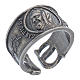 Ring in silver Saint Pio of Pietralcina s1