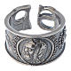 Ring in silver Saint Pio of Pietralcina s2