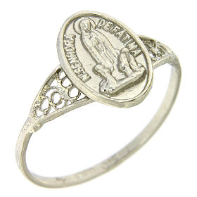 Ring in silver Our Lady of Fatima