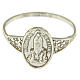 Ring in silver Our Lady of Fatima s2