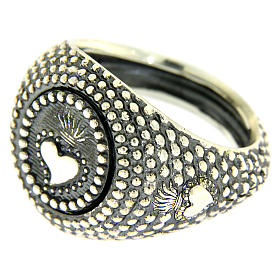 Bague Amen coeur ex-voto argent 925 bruni s3