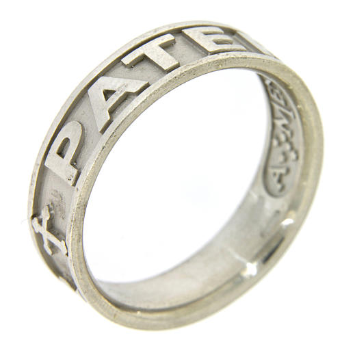Ring AMEN Silber 925 Pater Noster 1