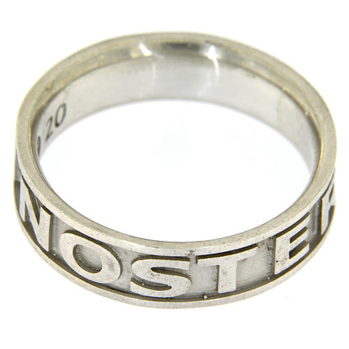 Ring AMEN Silber 925 Pater Noster 3