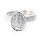 Miraculous Medal ring in 925 silver, adjustable size s2