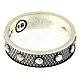 AMEN ring in burnished 925 silver s3