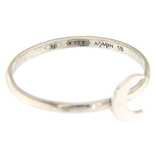 Moon ring, AMEN, 925 silver 3