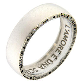 AMEN ring, I love you, 925 silver