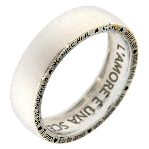 AMEN ring, I love you, 925 silver 1