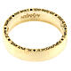 AMEN ring I love you gold plated 925 silver s4