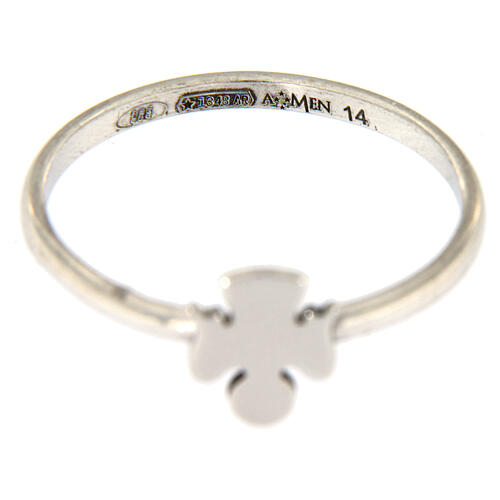 AMEN ring with Angel in 925 silver 3