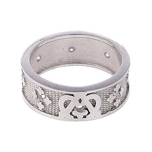 925 silver band ring Maria zircons 2