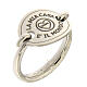 Ring My Home is the World in 925 silver s1