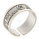 Prayer ring, Blessed are those who mourn, 925 silver, adjustable size s1
