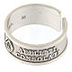 Prayer ring, Blessed are those who mourn, 925 silver, adjustable size s2