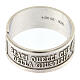Ring Beatitudes Hunger and Thirst for Justice in 925 silver s3