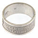 Verstellbarer "Gesegnet sind die Barmherzigen" Ring aus Silber 925 s3