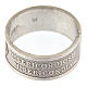 Prayer ring, 925 silver Blessed are the Merciful, adjustable size s3