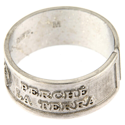 "Gesegnet sind die Mythen" Ring aus Silber 925 mit verstellbarer Öffnung 3