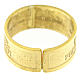 Prayer ring, gold plated 925 silver, Blessed are those who mourn s4