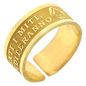 Anillo ajustable Beati i Miti plata 925 dorada