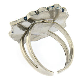 Bague colombe de la paix lilas s3