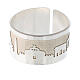 Anello argento 925 color argento diametro 2 cm regolabile s2