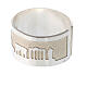 Anello argento 925 color argento diametro 2 cm regolabile s4