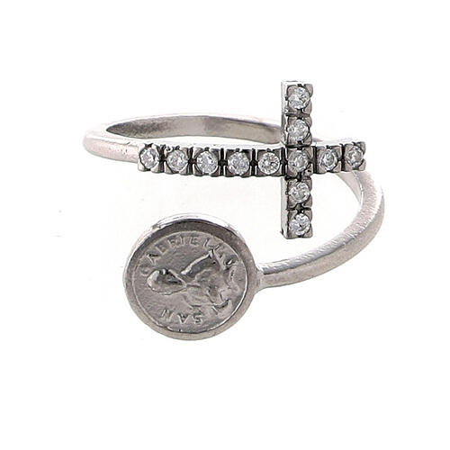 Adjustable ring of St Gabriel, 0.06 in, 925 silver 3