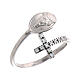 Adjustable ring of Our Lady of Tindari, 0.08 in, 925 silver s2
