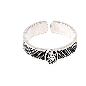 Saint Rita 925 silver 17 mm ring