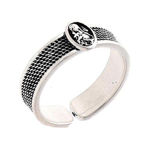 Saint Rita 925 silver 17 mm ring 1
