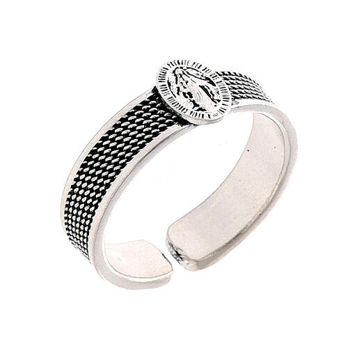 Miraculous Mary ring 925 silver 17 mm 1