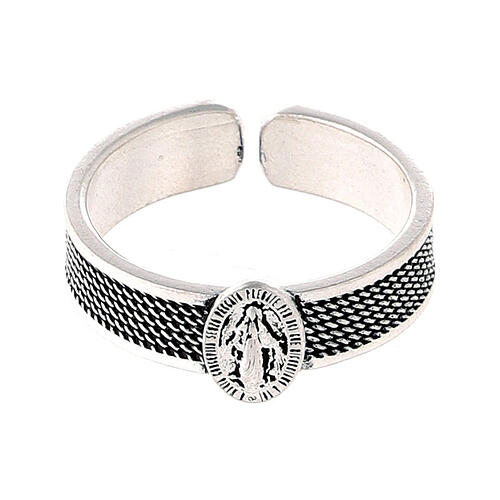 Miraculous Mary ring 925 silver 17 mm 2