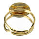 Jubilee Ring 2025 in 925 silver with golden enamel, adjustable s4