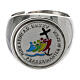 Anello vescovile Giubileo 2025 logo colori argento 925 s2