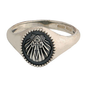 Muschel-Ring aus Silber 925