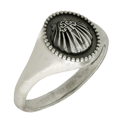 Anello argento 925 conchiglia 1