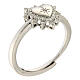 Anello argento 925 cuore zirconi bianchi Agios s1